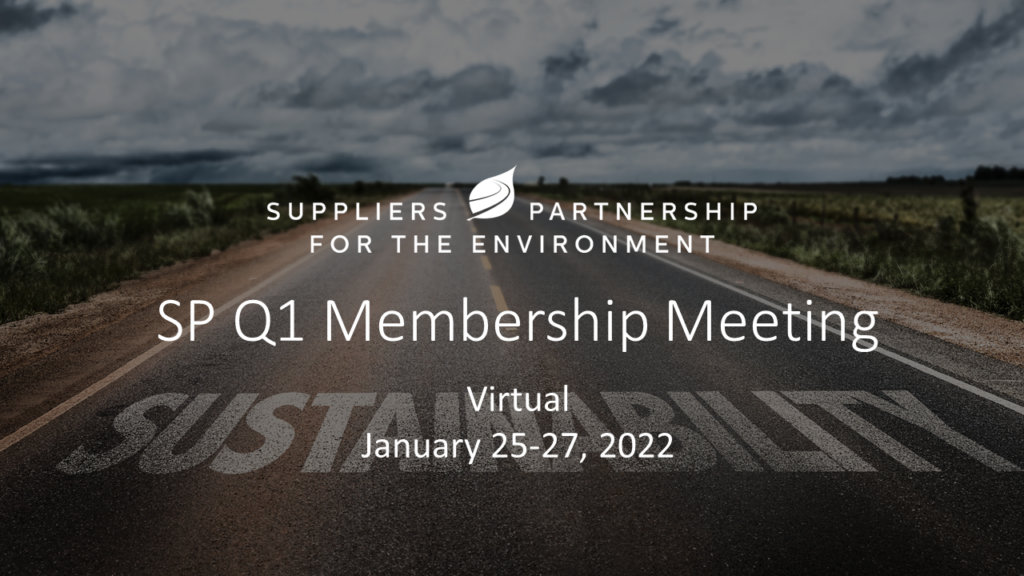 Save the Date: SP Q1 2022 Membership Meeting