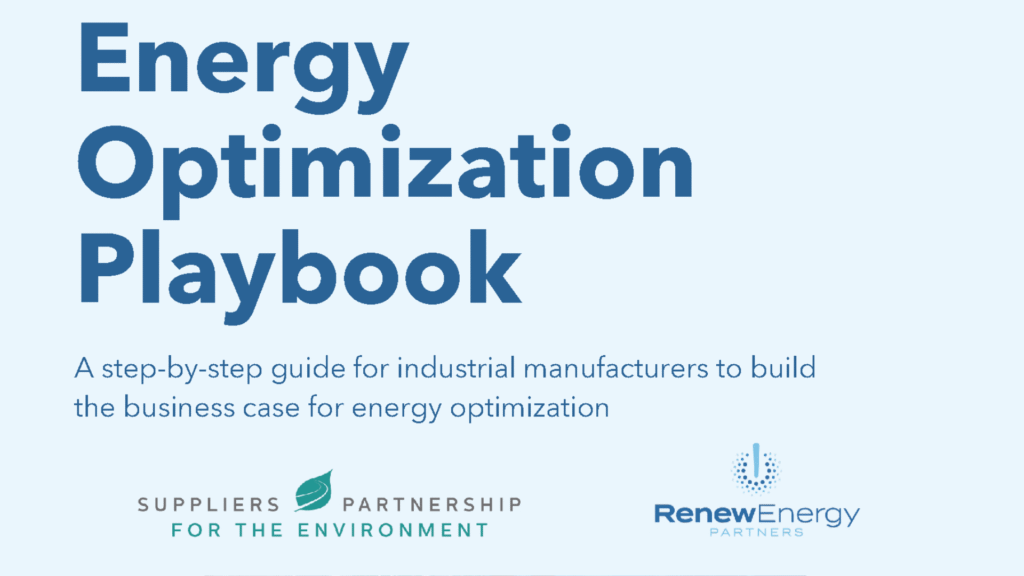 Guidance: SP Energy Optimization Playbook