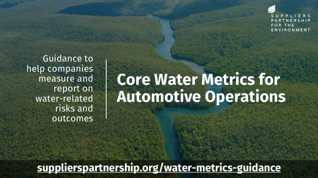 The Core Water Metrics guidance aims to streamline water-related reporting by outlining a common set of recommended metrics and definitions, aligned with established industry frameworks and third-party reporting standards.